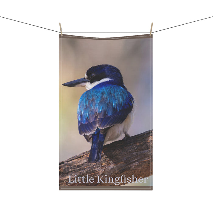 Kingfisher Tea Towel — 'Little Kingfisher'