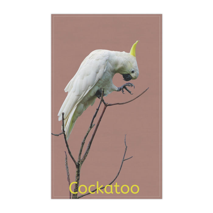 Cockatoo Kitchen Tea Towel Mocha