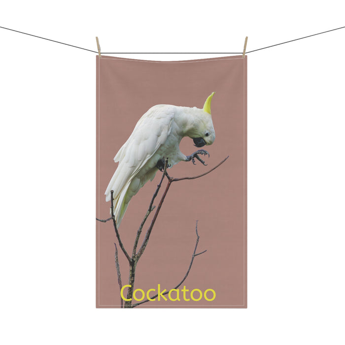Cockatoo Kitchen Tea Towel Mocha