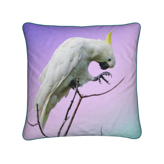 Premium Cushion Cockatoo Multi (feather insert)