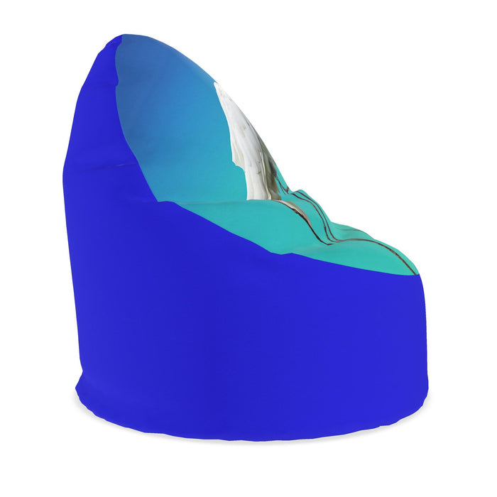 Premium Bean Bag Blue Purple (cover ony)