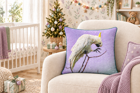Premium Cockatoo Multi cushion with crisp print quality